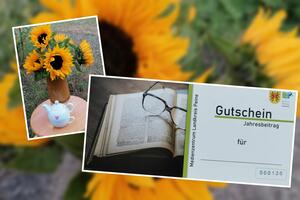 Gutschein Sonnenblume