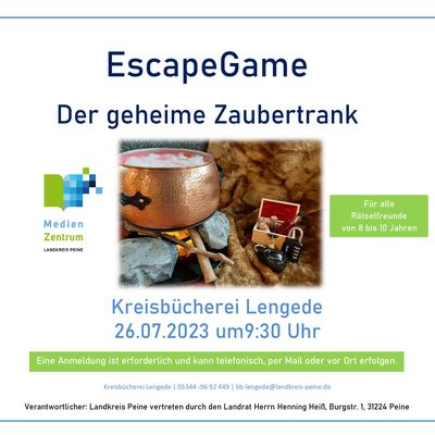 Escape Game Zaubertrank fr HP