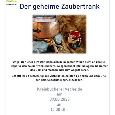 Plakat KBV EscapeGame Zaubertrank-001