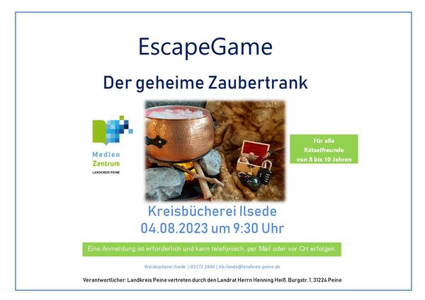 Plakat KBI Escape Game Zaubertrank Homepage quer-001