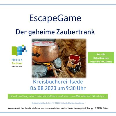 Plakat KBI Escape Game Zaubertrank Homepage quer-001